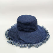 Retro Denim Sun Hat