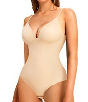 Seamless V-Neck Waist Trainer & Body Shaping Corset