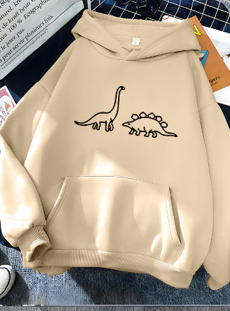 Casual Long-Sleeve Round Neck Printed Sweatshirt