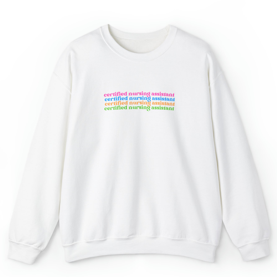 Chic Letter Print Loose Round Neck Sweatshirt