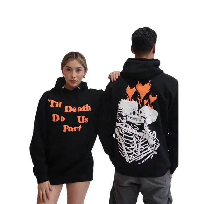 Unisex Fleece-Lined Casual Pullover Hoodie