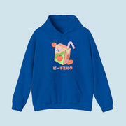 Life Is Like Peach Print Cute Hoodie