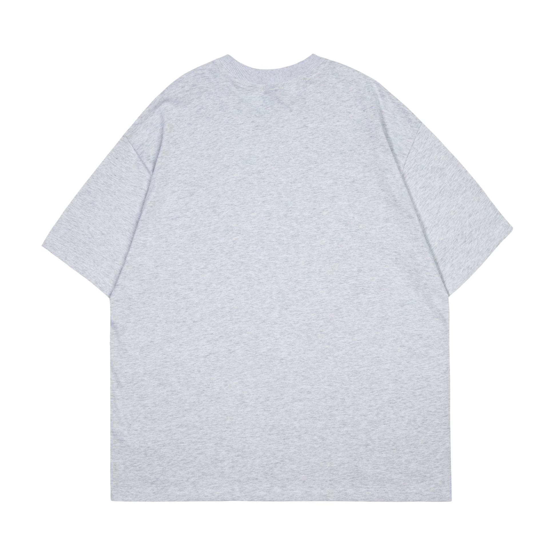 Streetwear Cute Cat & Puppy Print Short Sleeve Tee