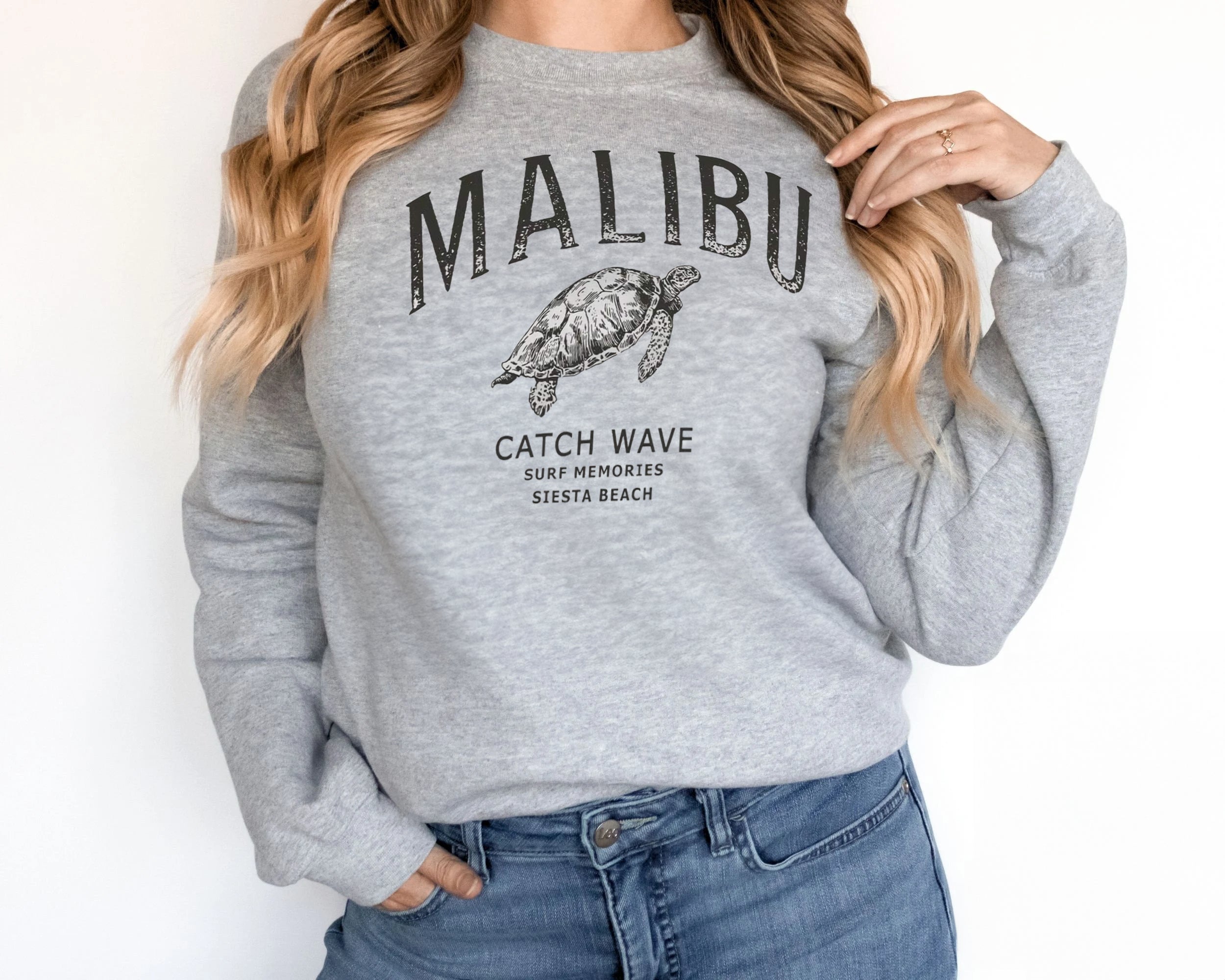 Women's Casual Solid Color Long Sleeve Pullover Sweatshirt