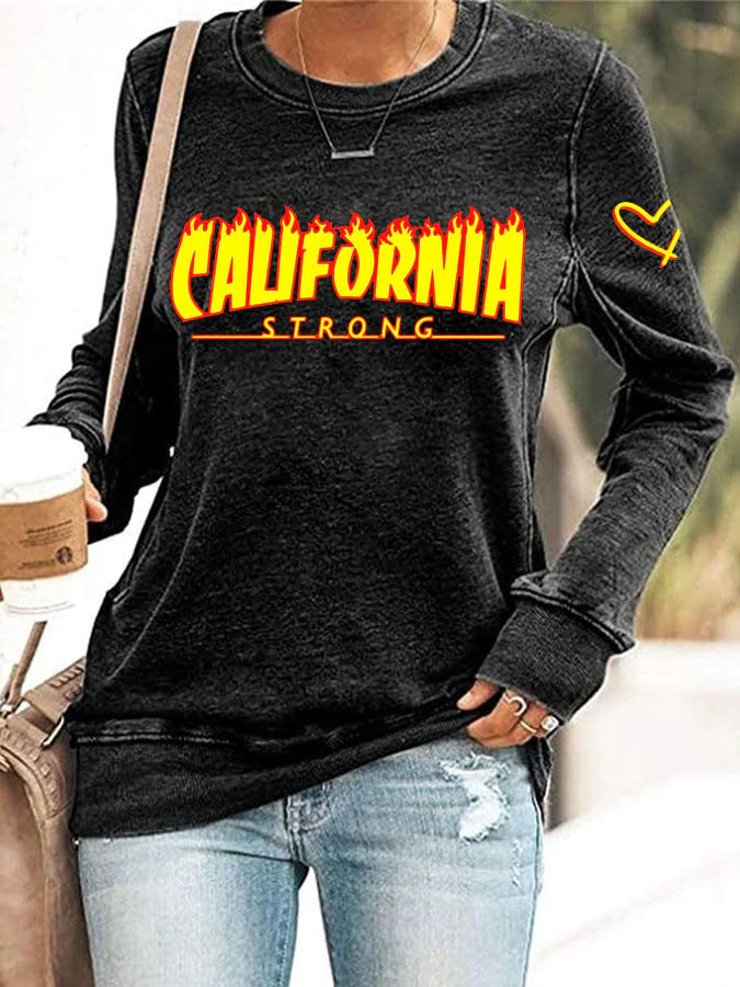 Simple Casual Round Neck Women's Top
