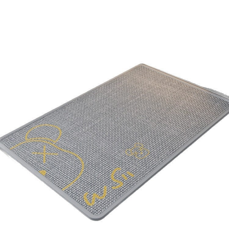 Easy to Maintain Non Slip Linen Woven Printed Pad