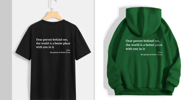 Cozy Letter Print Fleece Kangaroo Pocket Hoodie
