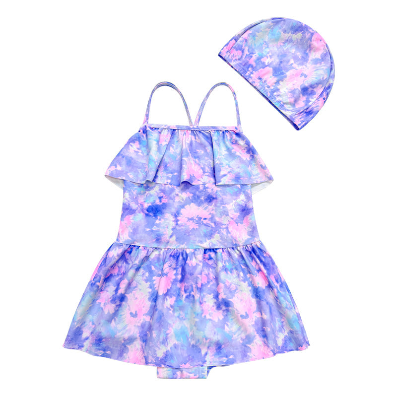 Floral Baby Girl Swimsuit for Beach & Pool Days