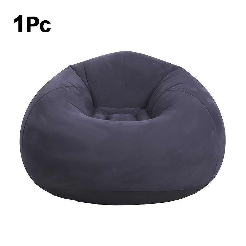 Soft Comfortable Soybean Bean Bag Chair – Inflatable Sofa for Indoor and Outdoor Use