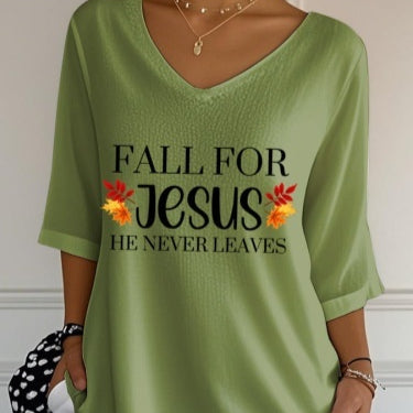 Striped Loose-Fit Crewneck Tee – Comfortable Casual Top for Women