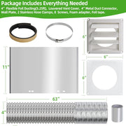 Ventilation Mask Cover Set 4-Inch White
