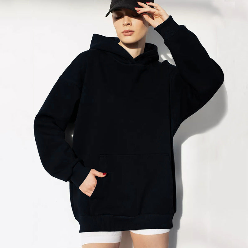 Women's Cozy Long-Sleeve Hooded Sweatshirt