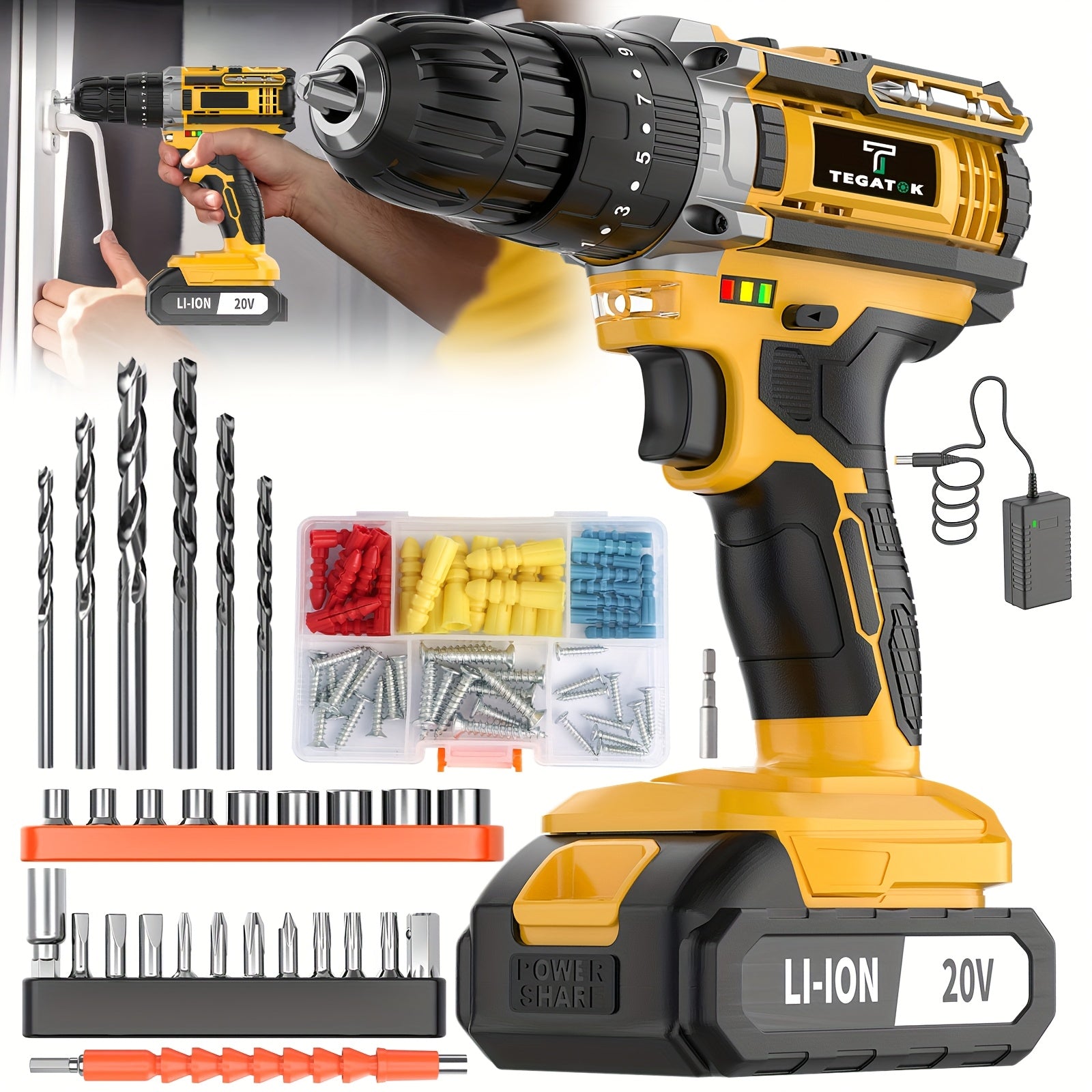 30|88|136|148pcs Electric Drill ToolBox Set