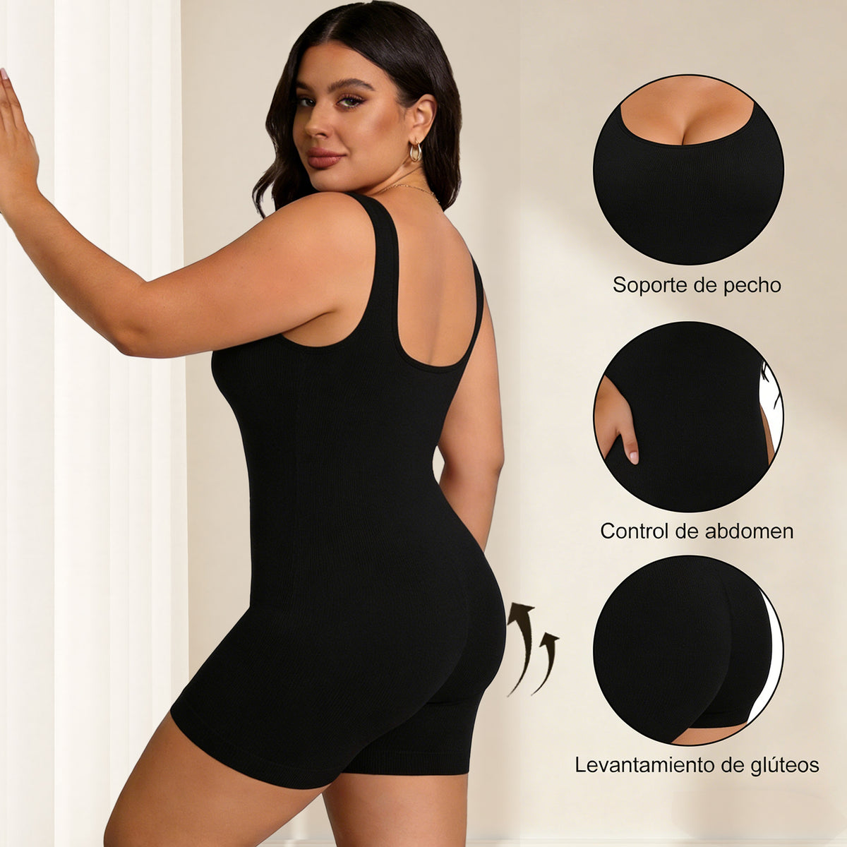 Women's Tummy Slimmer Waist Trainer Bodysuit Shapewear