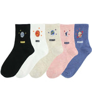 Soft Cotton Socks for Women - Perfect for Spring, Autumn, and Winter