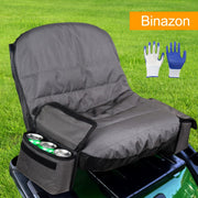 Riding Lawn Mower Seat Cover - 600D Oxford Cloth, Easy Install, Includes Work Gloves