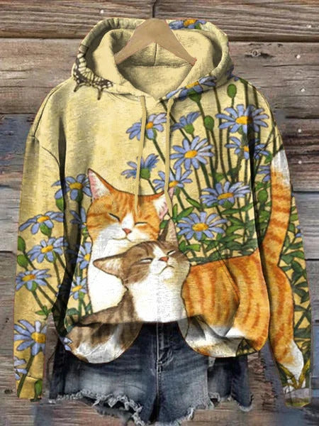 Women's Cozy Casual Drawstring Pullover Hoodie