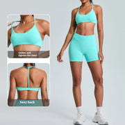 Seamless H‑Shape Yoga Bra – Lift & Support for Active Women