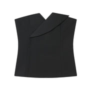 Slim-Fit Strapless Top – Effortless Street‑Style Elegance