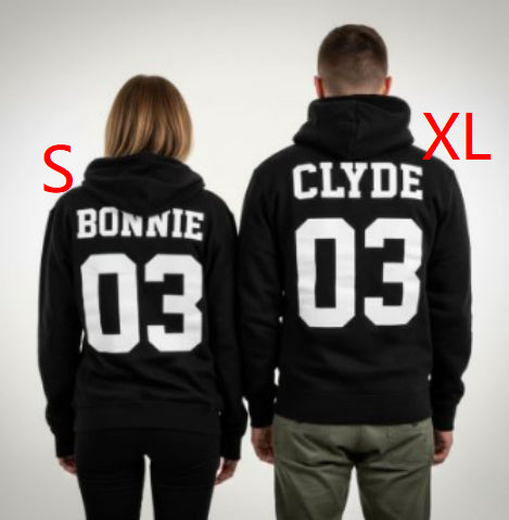 Matching Couple Hooded Sweatshirt Streetwear Pullover