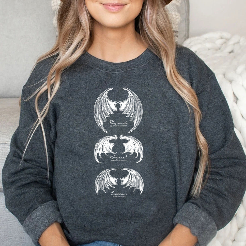 Thorns & Rose Graphic Long Sleeve Night Shirt
