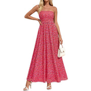 Vintage Womens Fashionable Strapless Dress