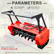 60‑Inch Hydraulic Forestry Mulcher Attachment for Bobcat Skid Steer Loader