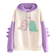 Women's Rainbow Monster Graphic Cozy Knit Sweater