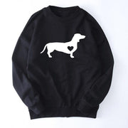 Unisex Korean-Style Printed Loose Round Neck Sweatshirt