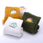 Colorful Dinosaur Socks for Women