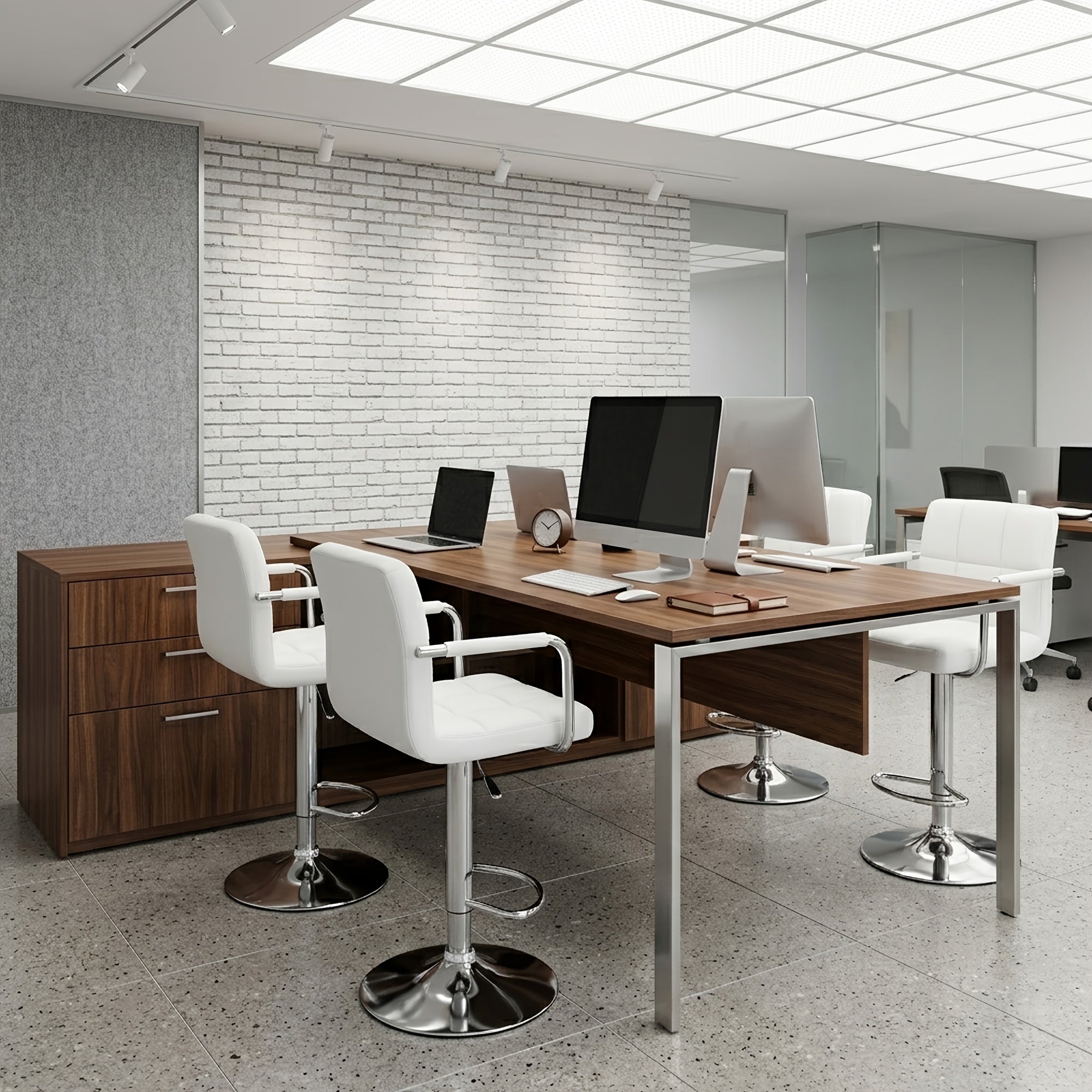 Adjustable Ergonomic Office Chair with Swivel Base