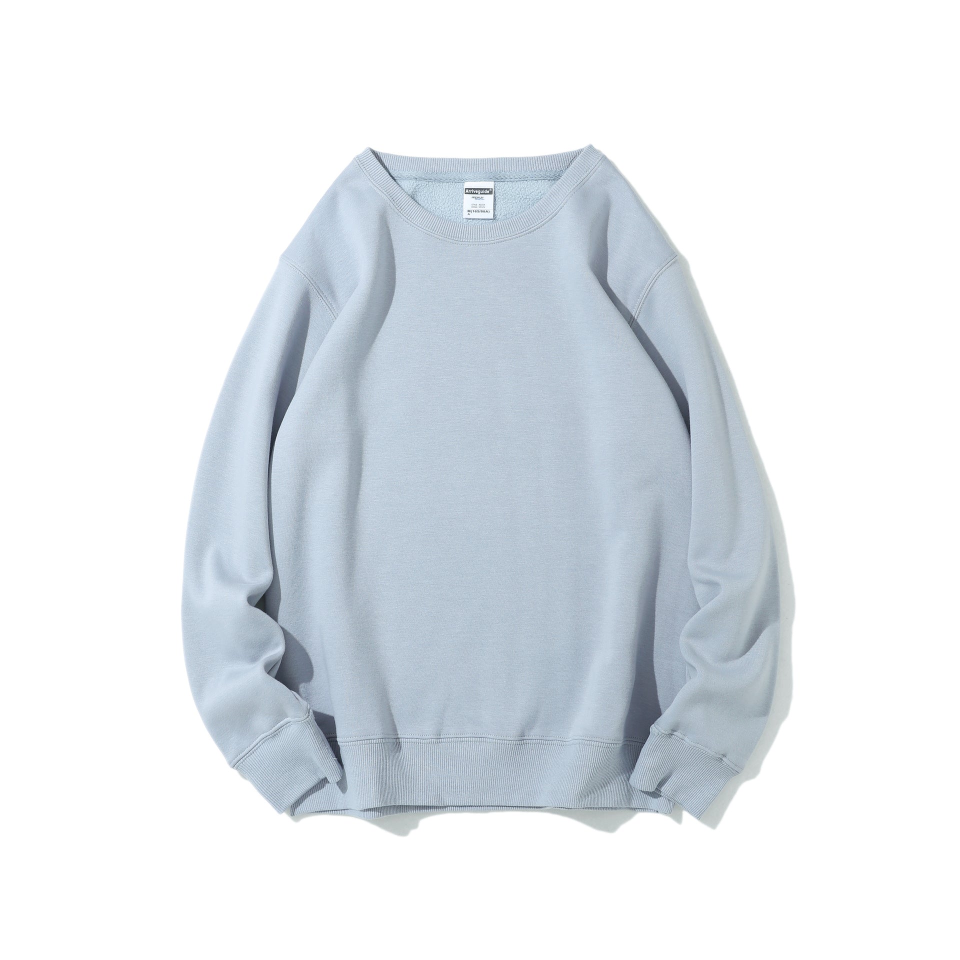 Cozy Fleece-Lined Candy Color Pullover Sweater