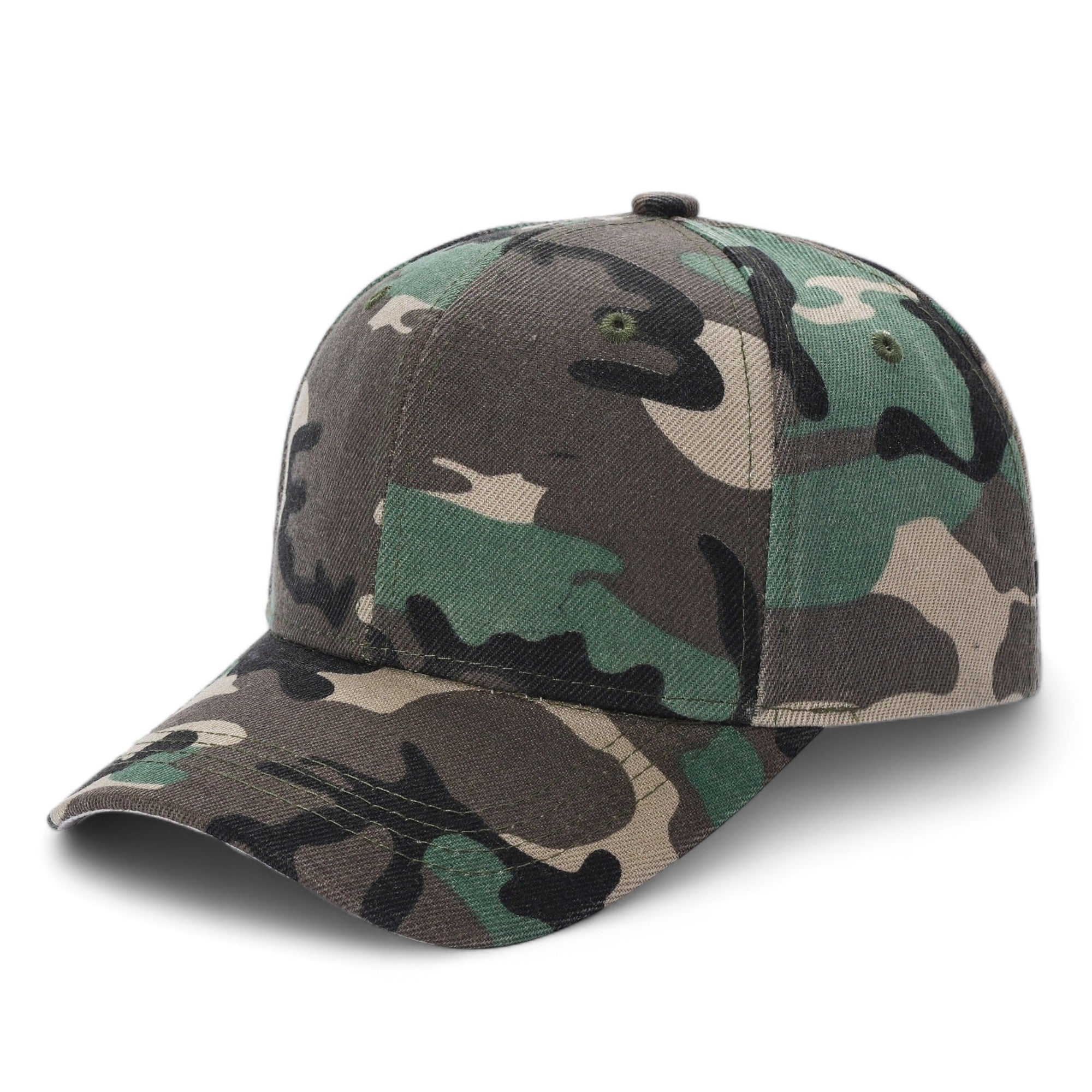 Unisex Premium Adjustable Baseball Cap – Solid Plain Color with Curved Visor