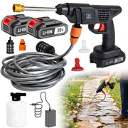 20V Wireless Handheld High‑Pressure Water Gun with Rechargeable Battery, Extended Pipe and Filter Head