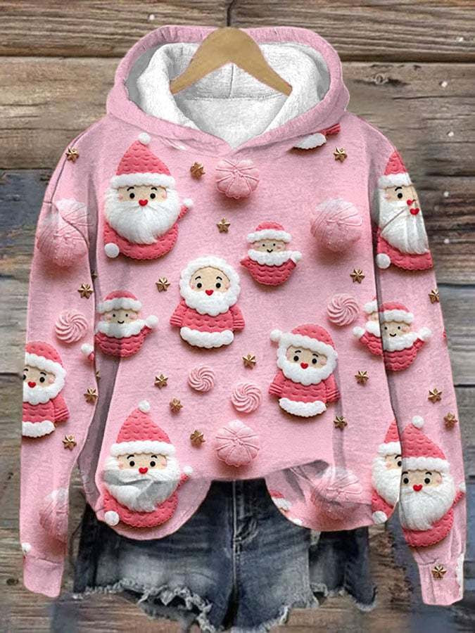 Festive 3D Print Christmas Couple Hoodie & Sweatshirt