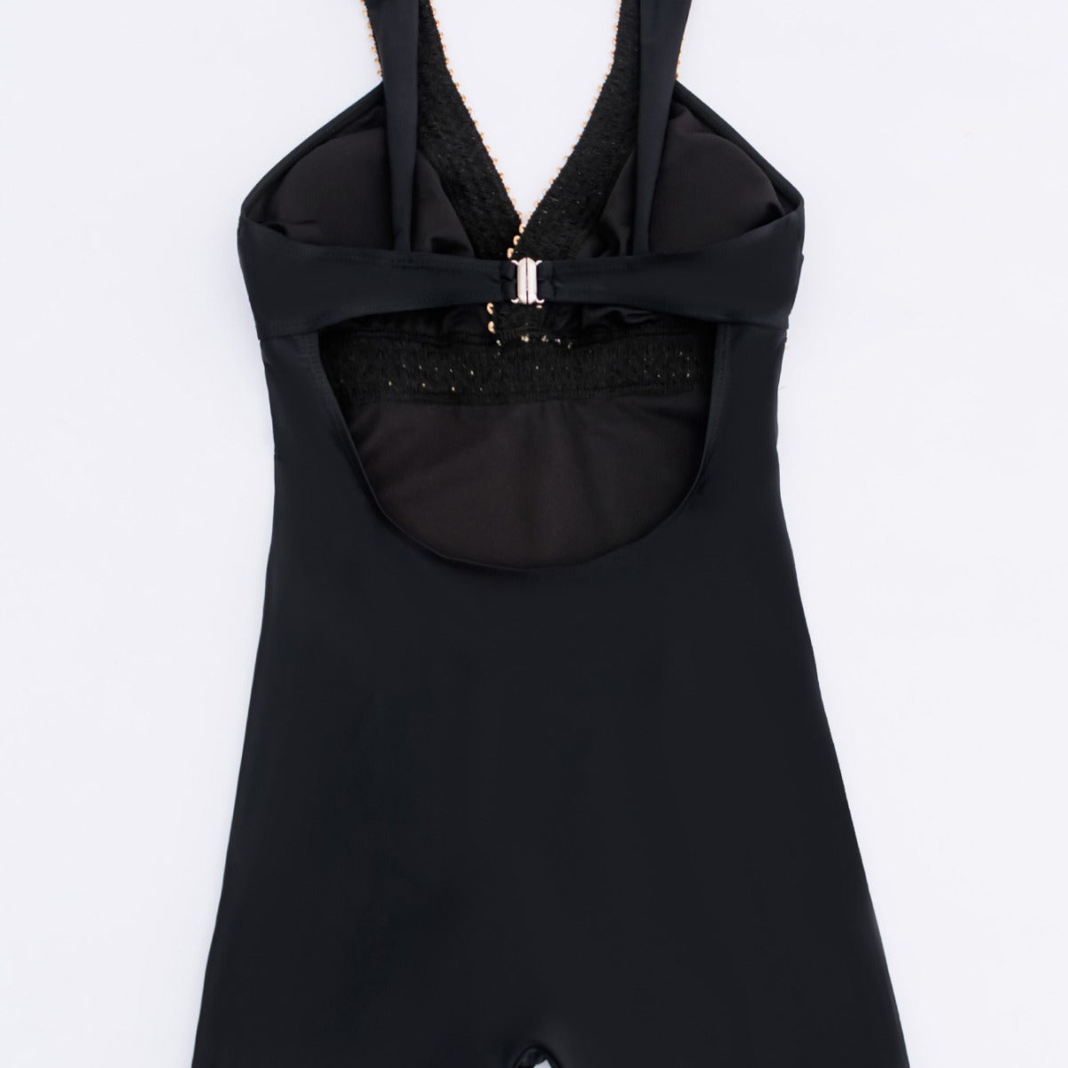 Sexy Deep V-Neck High-Cut Backless One-Piece Swimsuit