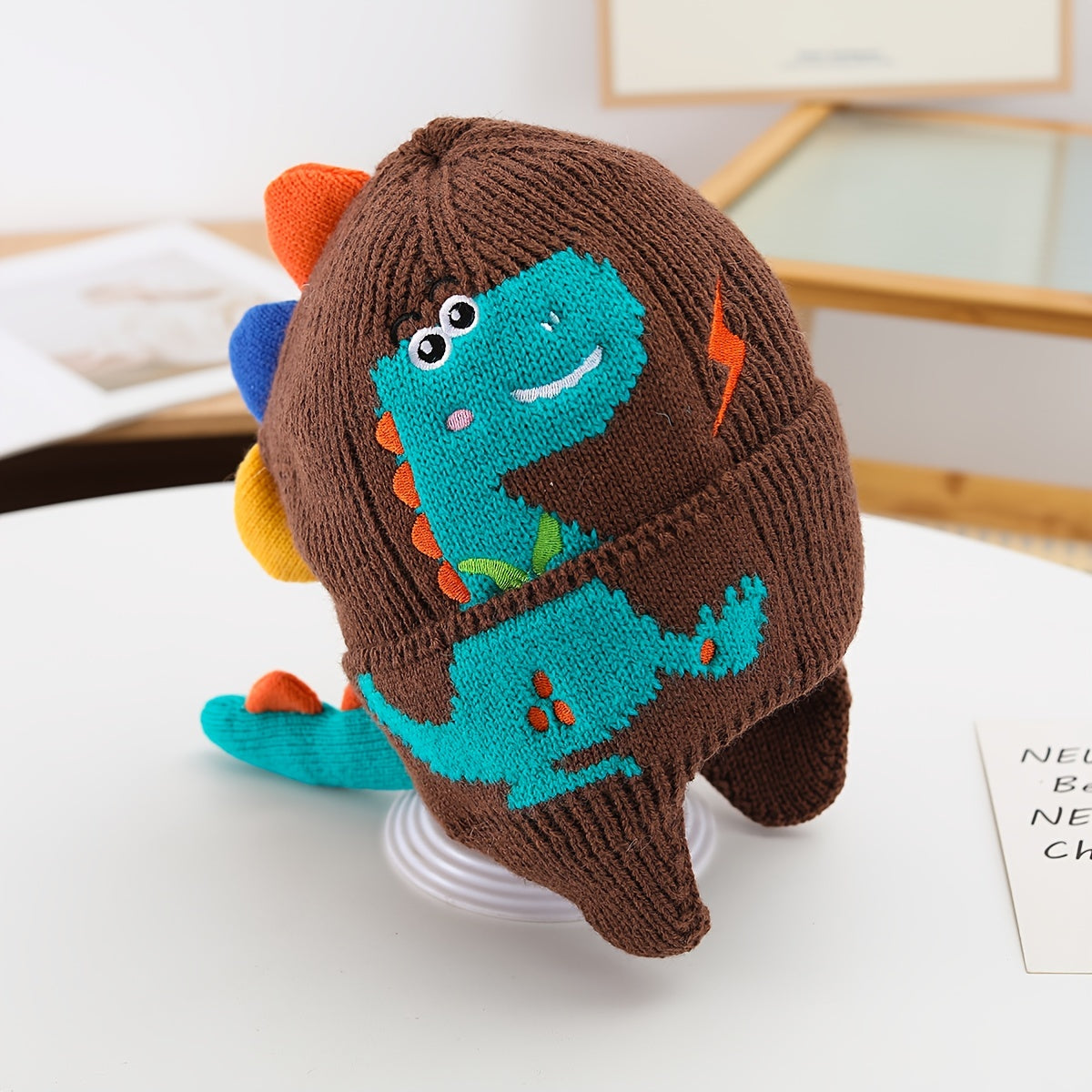 Dinosaur Ear-Protecting Winter Hat for Kids