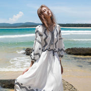 Ethnic-style Embroidered Dress for Women