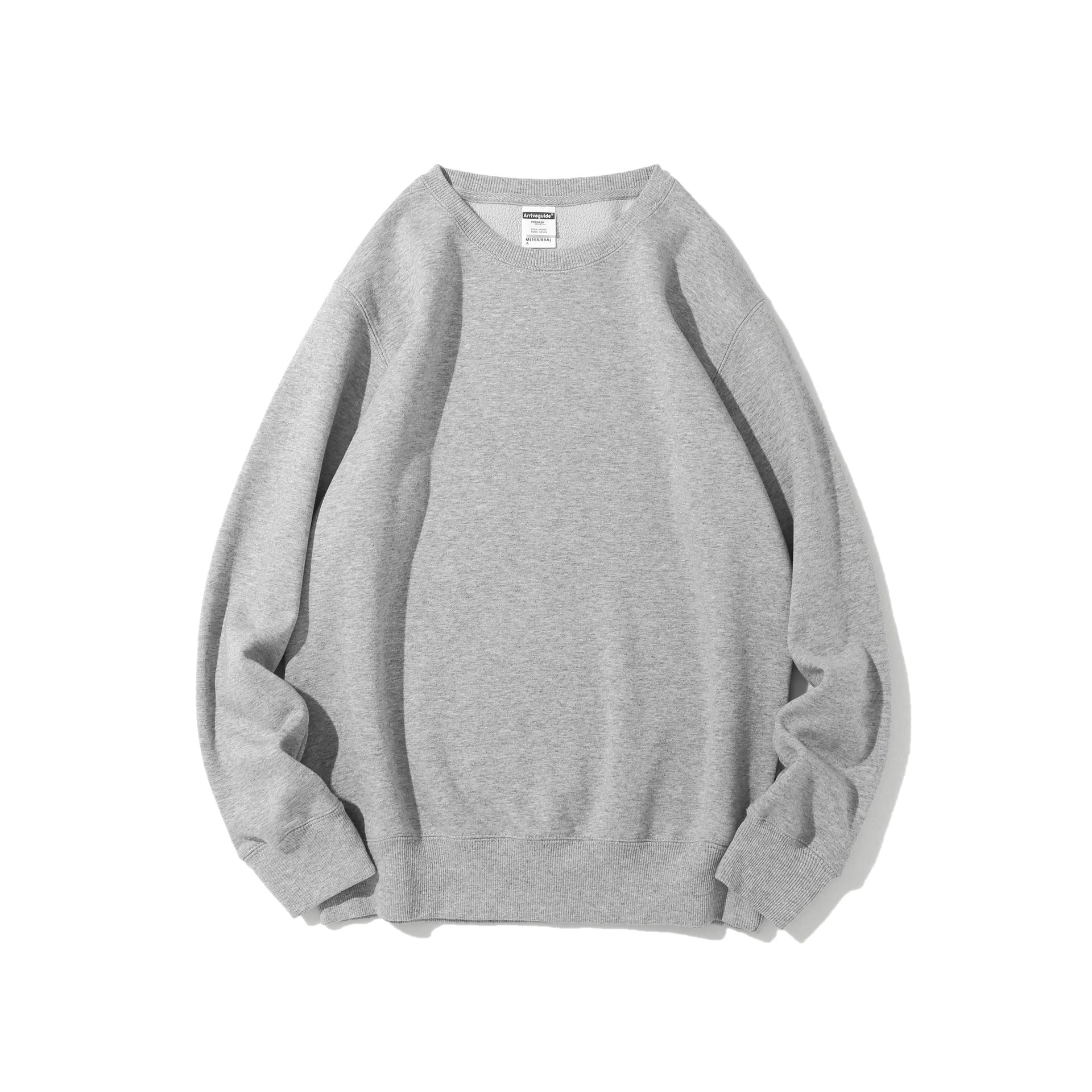 Cozy Fleece-Lined Candy Color Pullover Sweater