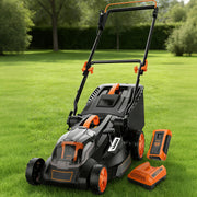 40 V Cordless Lawn Mower with 4.0 Ah Battery – 19‑in Cutting Width, Brushless Motor, 6‑Position Height Adjustment, 2‑in‑1 Mulch & Bag