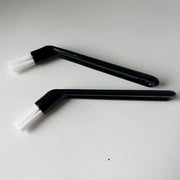 Set of 2 Nylon‑Bristle Coffee Machine Cleaning Brushes with Ergonomic Handles