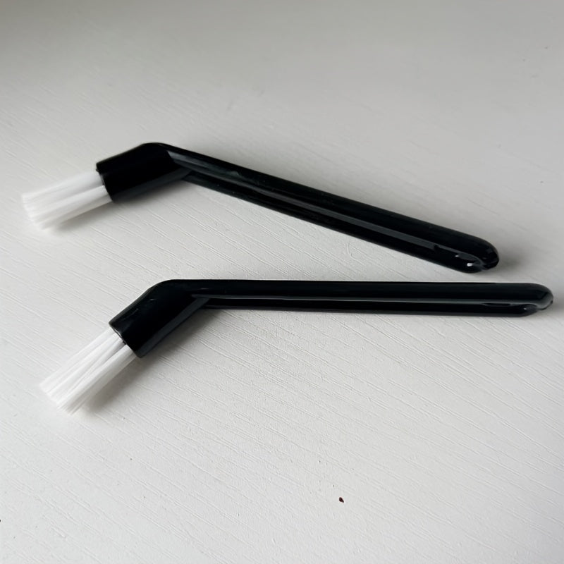Set of 2 Nylon‑Bristle Coffee Machine Cleaning Brushes with Ergonomic Handles