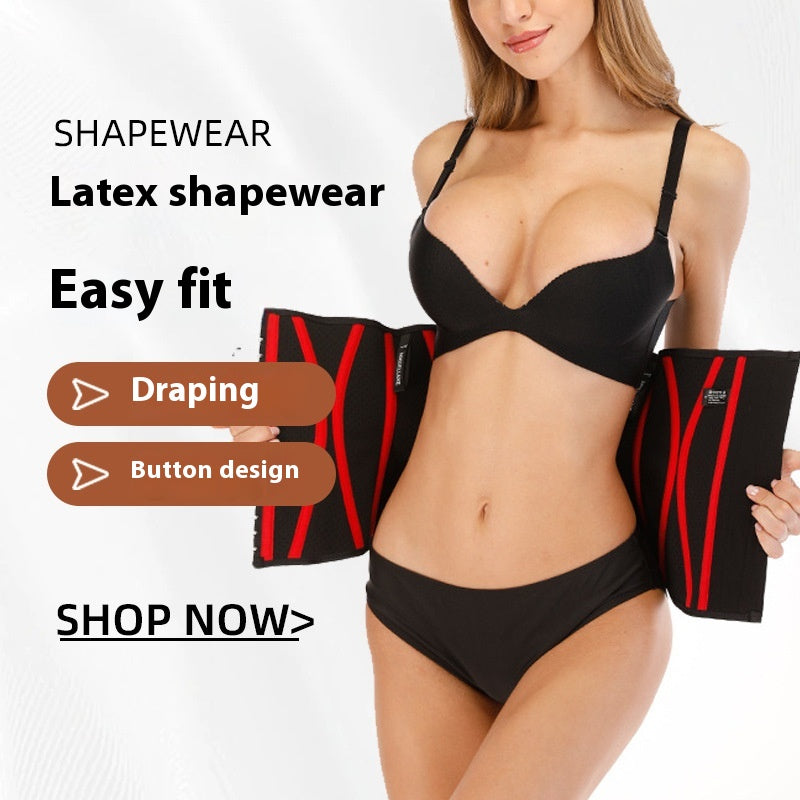 Latex Sports Waist Trainer & Belly Shaping Corset