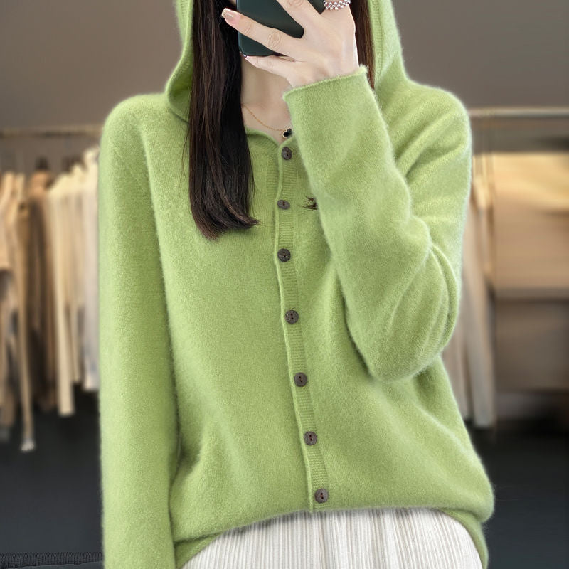 Stylish Single-breasted Knitted Cardigan for Women