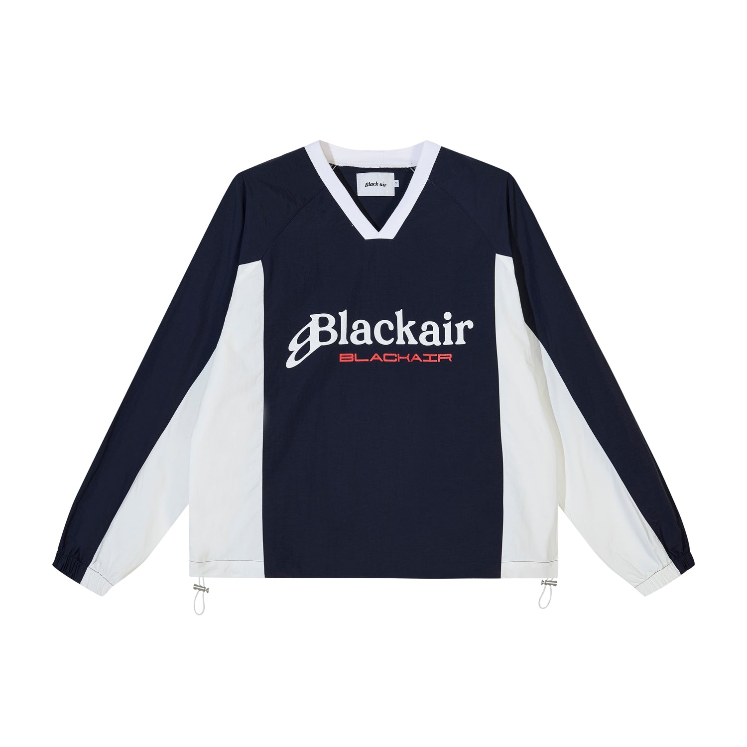 Contrast Color V-Neck Couple Pullover Hoodie