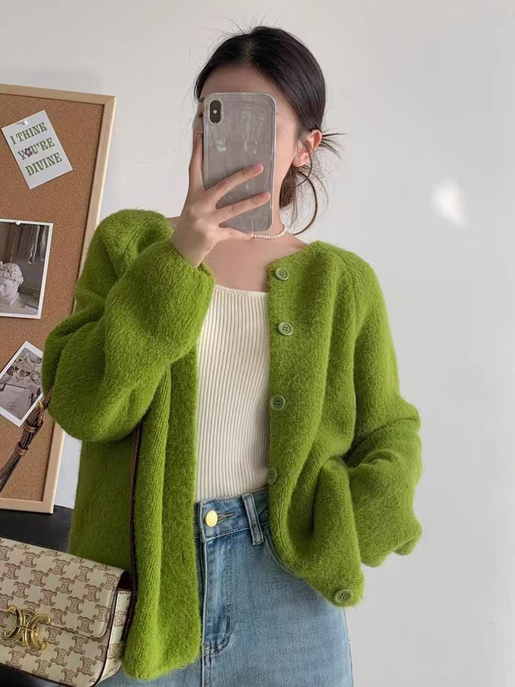 Fashion Loose and Slimming Outer Wear Thick Top