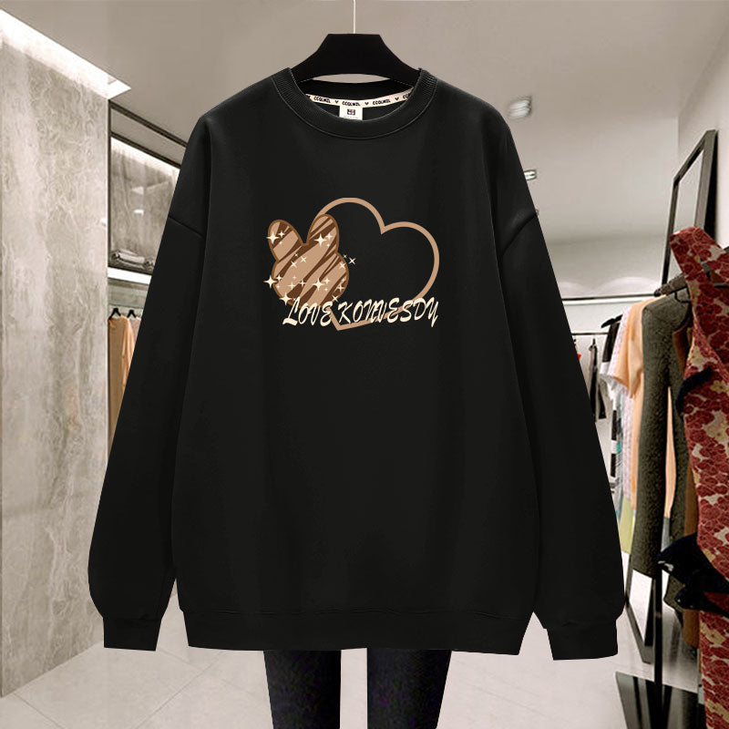 Cozy Plush Pullover Sweatshirt | Warm Student Style Top