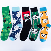 Colorful Panda Socks