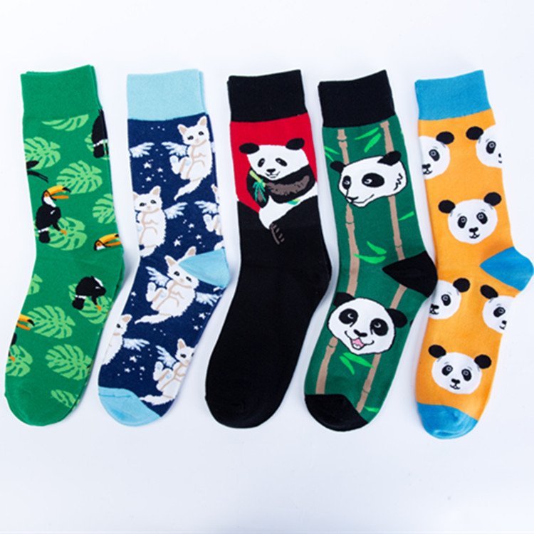 Colorful Panda Socks