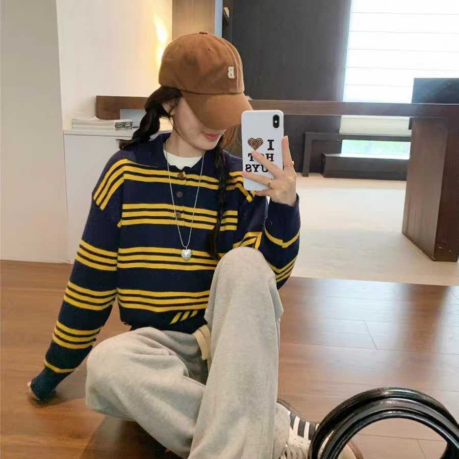 Loose All-matching Youthful-looking Sweater for Women